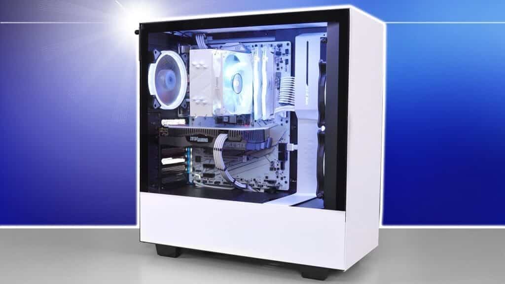 white pc