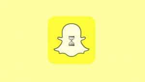 What does the Hourglass mean on Snap