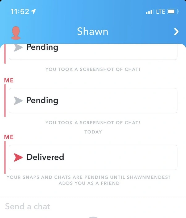 What does Pending Mean on Snapchat