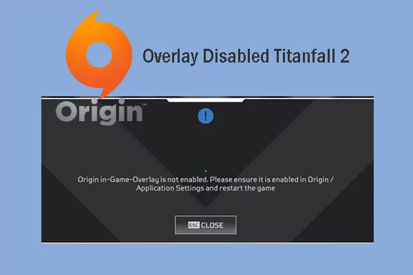  Origin Overlay Disabled Titanfall 2 
