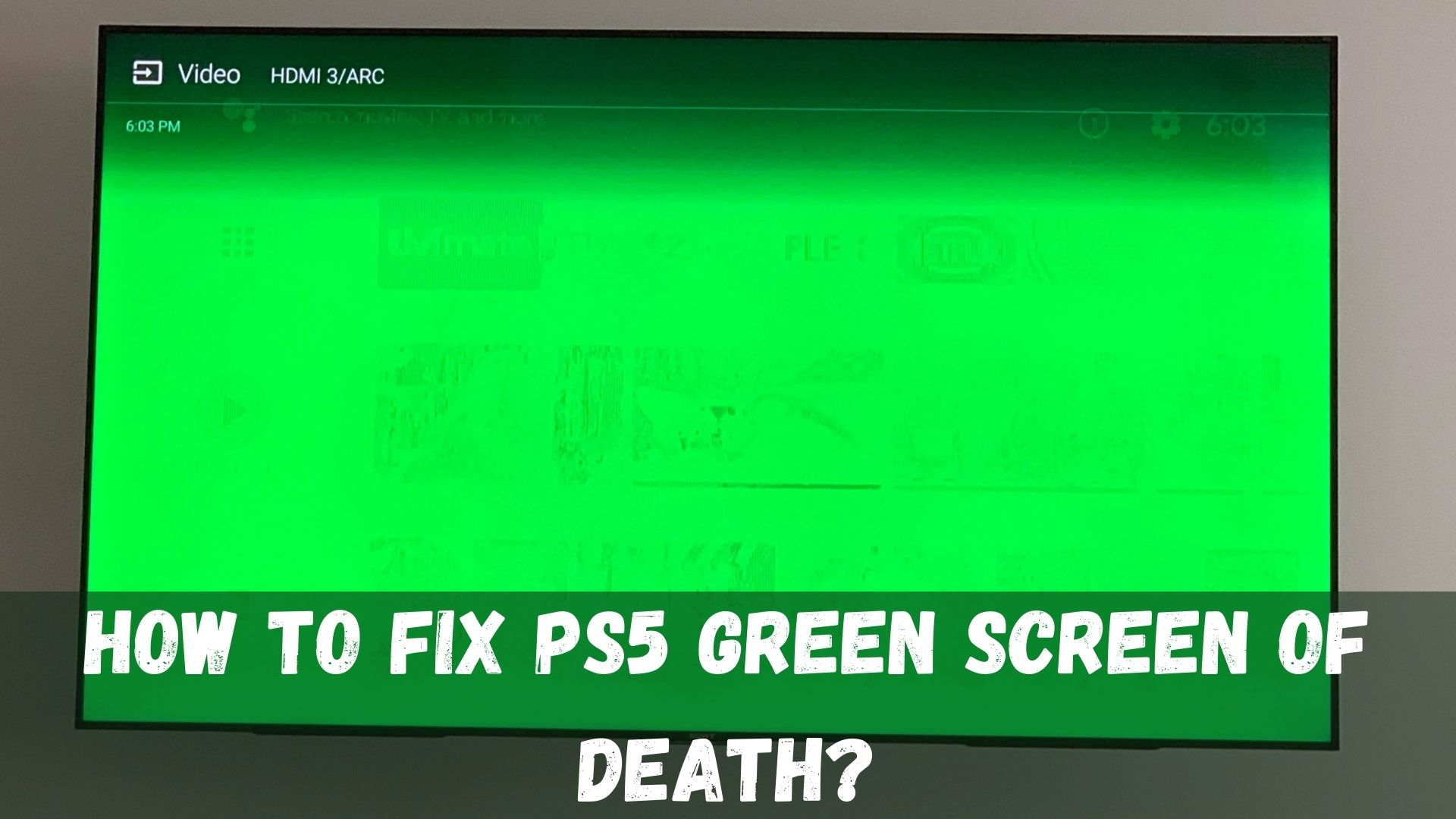 Easy Ways to Fix PS5 Green Screen of Death - Aspartin