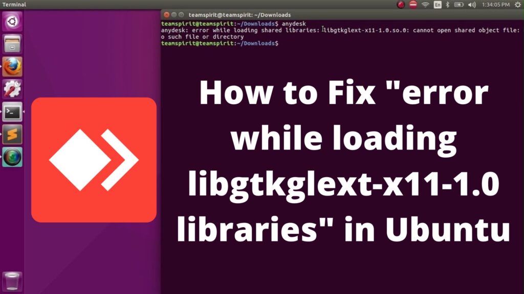error while loading libgtkglext-x11-1.0 libraries