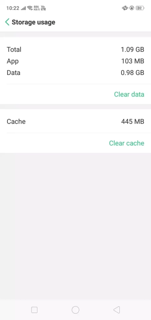 cache data