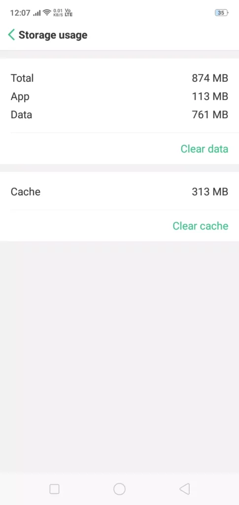 clear insta cache data 