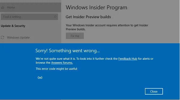 windows error code 0x0 0x0 