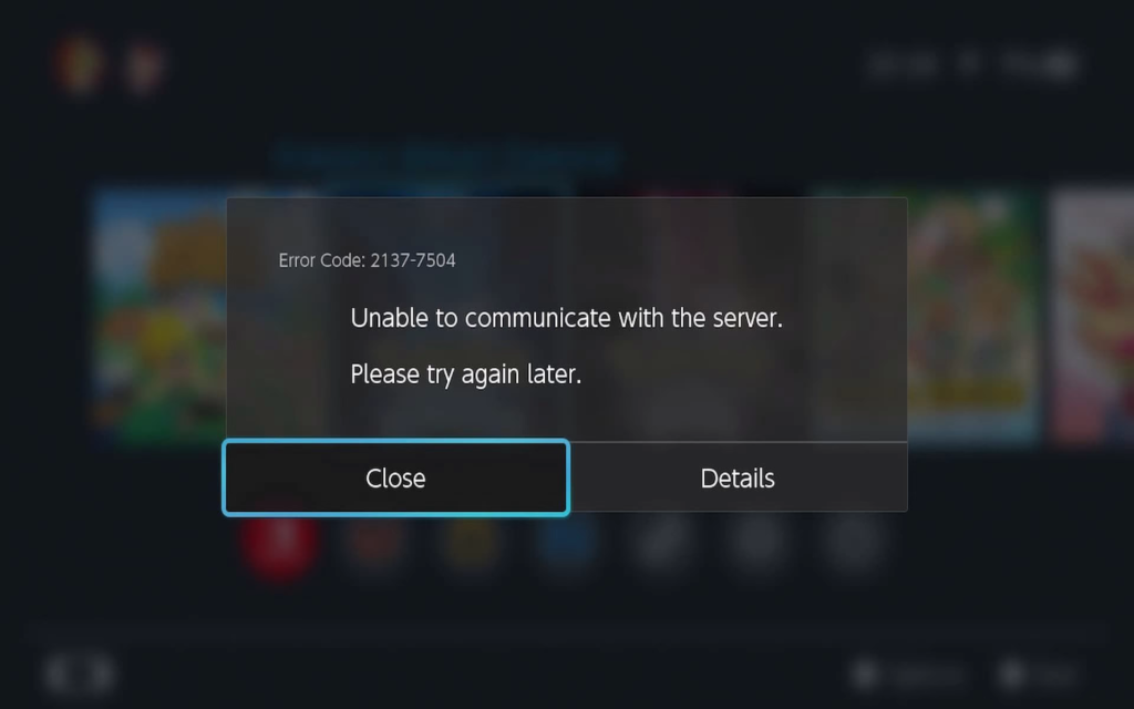 Unable to Communicate with the Server