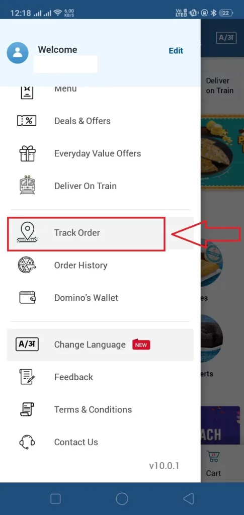 track dominos order