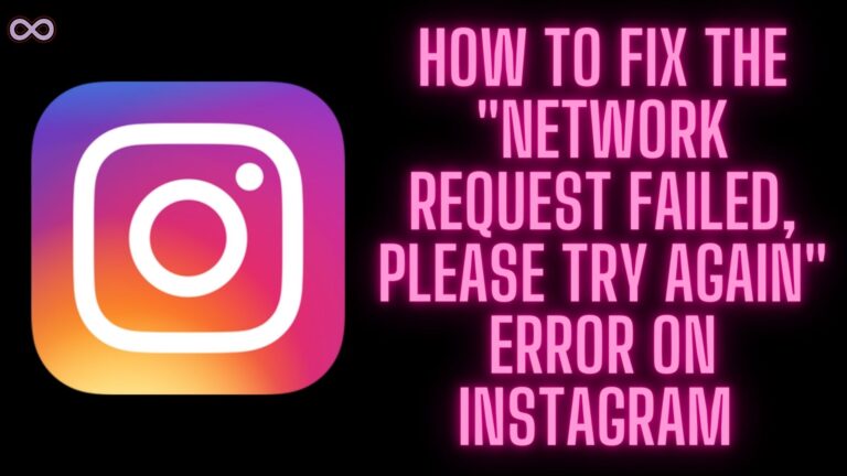 Network Request Failed Instagram