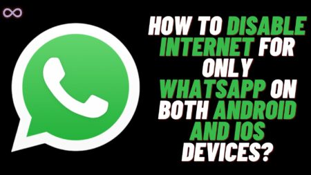 How to Disable Internet Only for WhatsApp