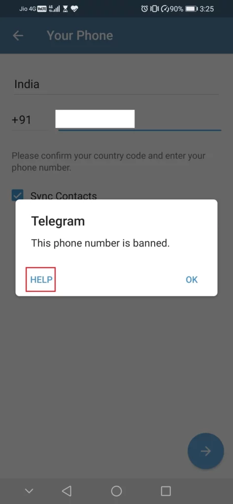 How to Unban Telegram Number