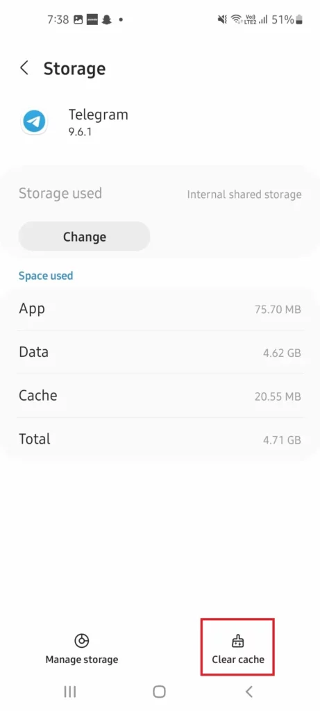 Telegram Files Not Showing in File Manager 