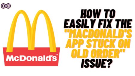 Macdonald's App Stuck on Old Order