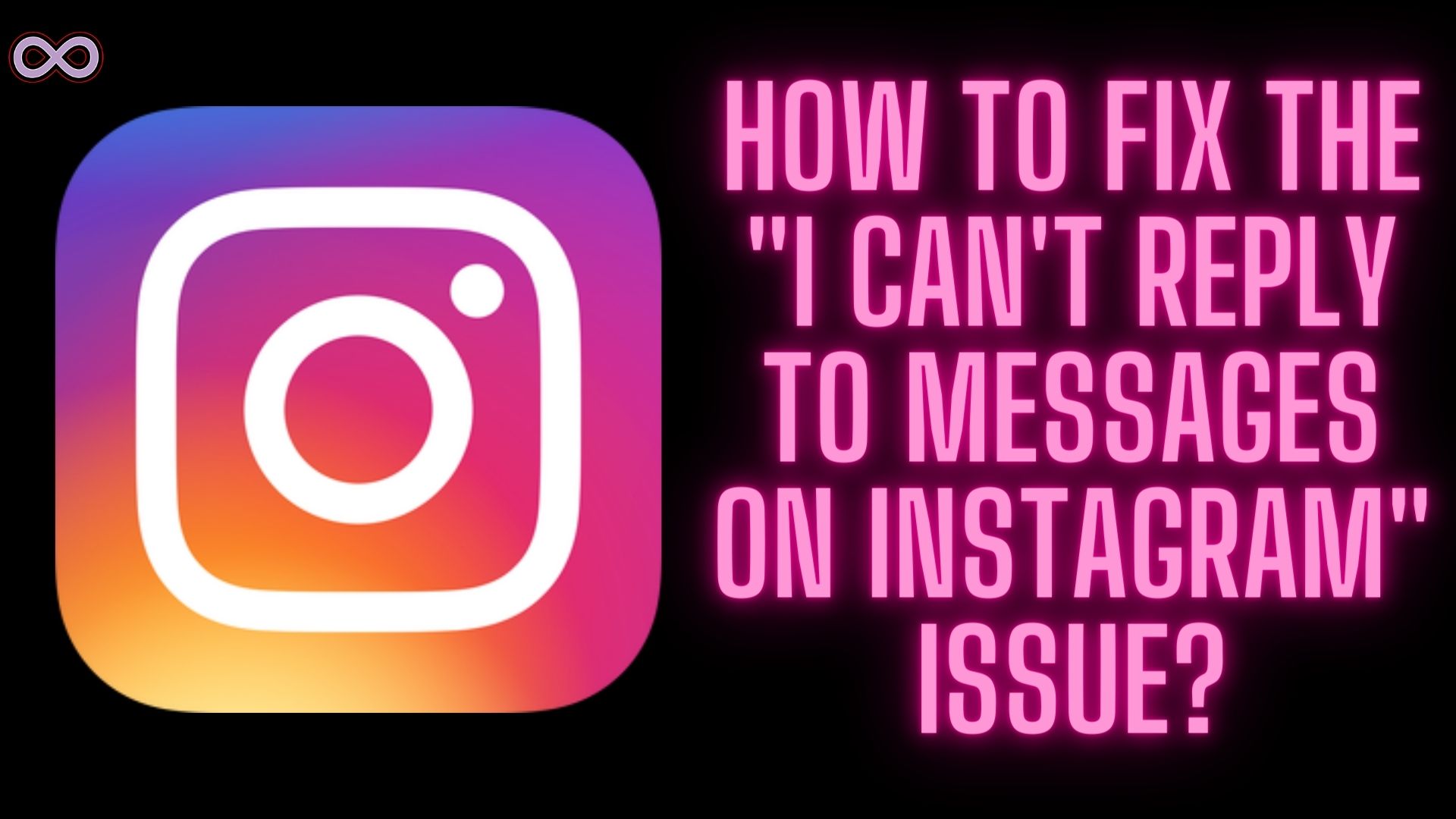 can't reply to messages on instagram