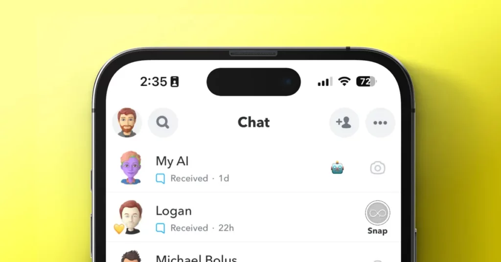 My AI snapchat