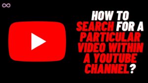 Search Within a YouTube Channel