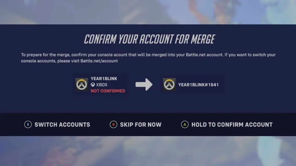 Account Merge Not Working Overwatch 2