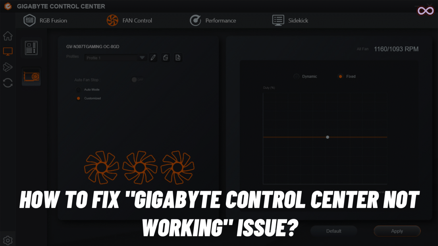 Gigabyte Control Center Not Working