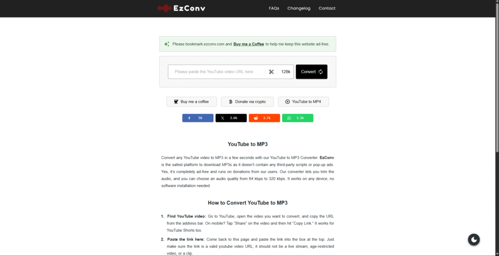 Best YouTube to MP3 Converter