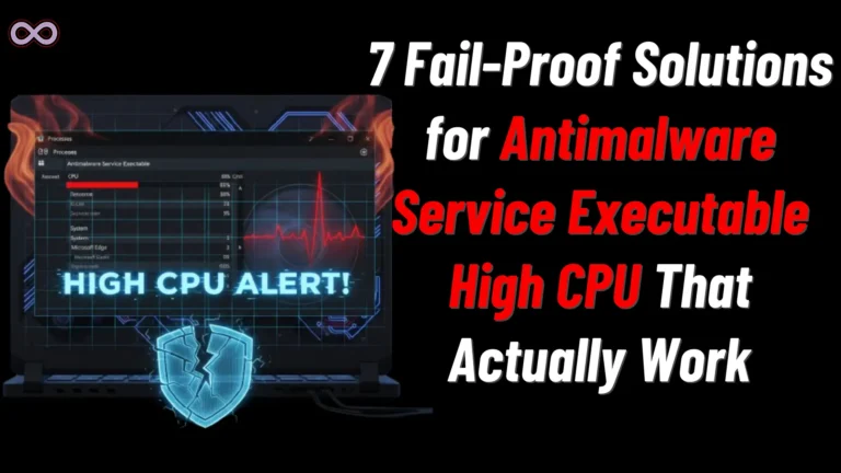 Antimalware Service Executable High CPU