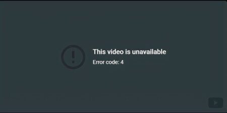 YouTube Error Code 4: What It Means and How to Fix It